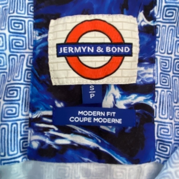 MEN'S Jermyn & Bond size s long sleeve button down long sleeve shirt - Picture 6 of 8